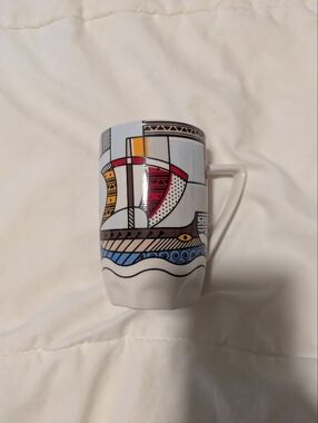 Greek Pattern Ceramic Mug